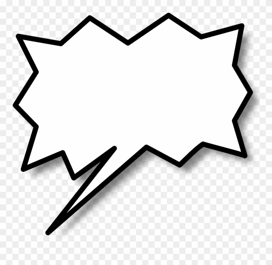 Comic Word Speech Free Stock Photo Illustration - Vector Png Nubes De Pensamiento Clipart