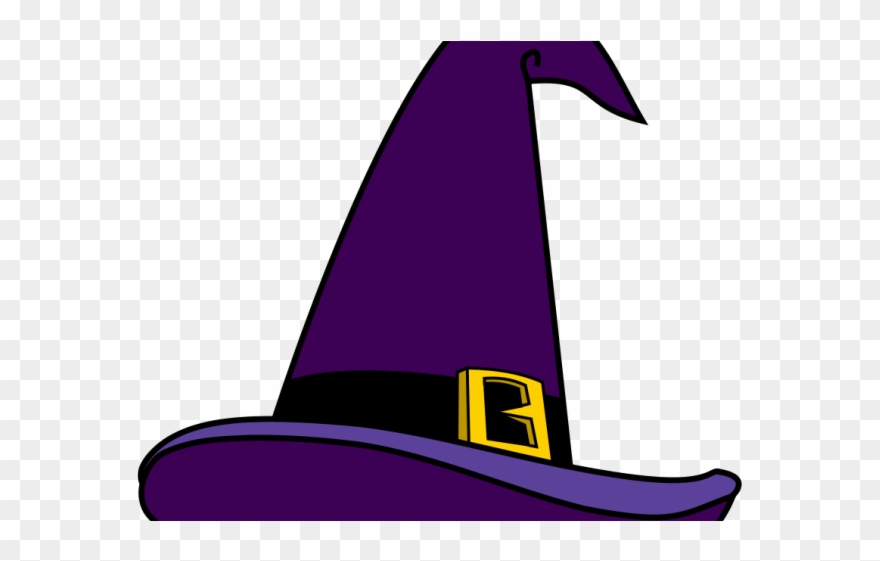 Witch Hat Clipart Cartoon - Wizard Hat Clip Art - Png Download