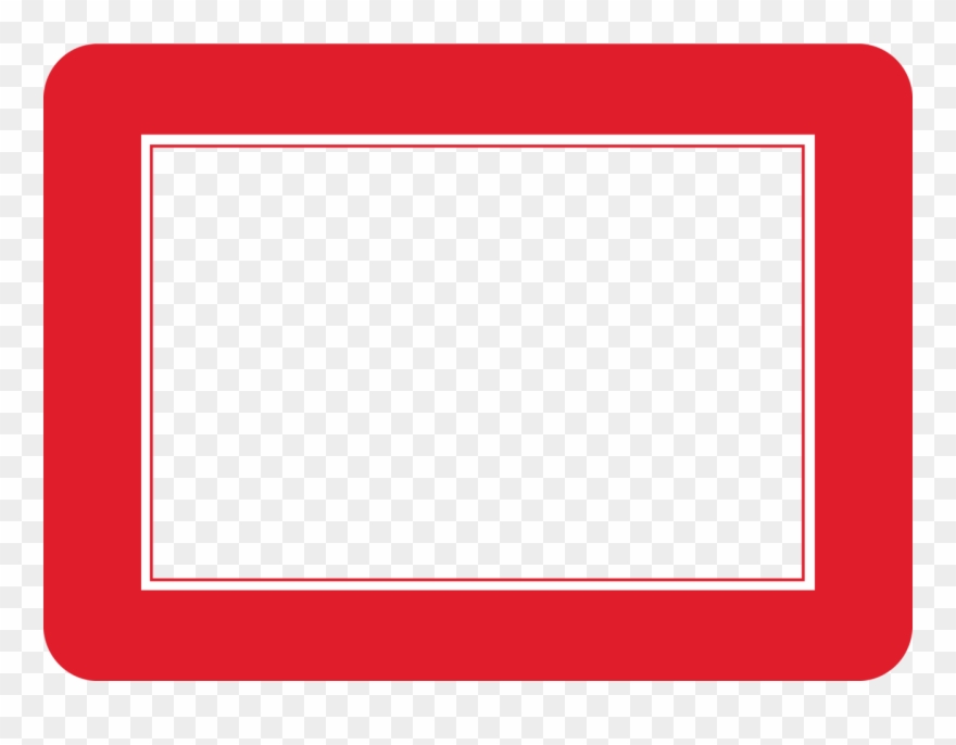 College Color Red/white Dry Erase Reusable Frames Clipart