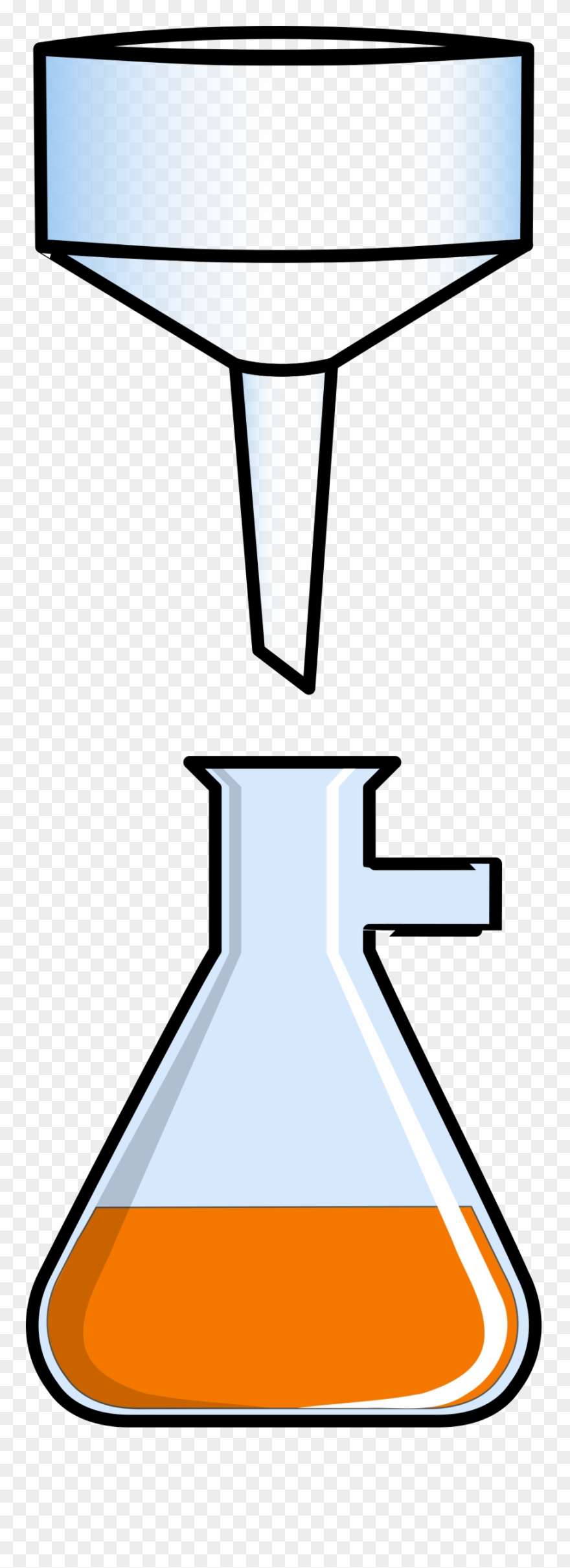 Funnel And Flask Clipart
