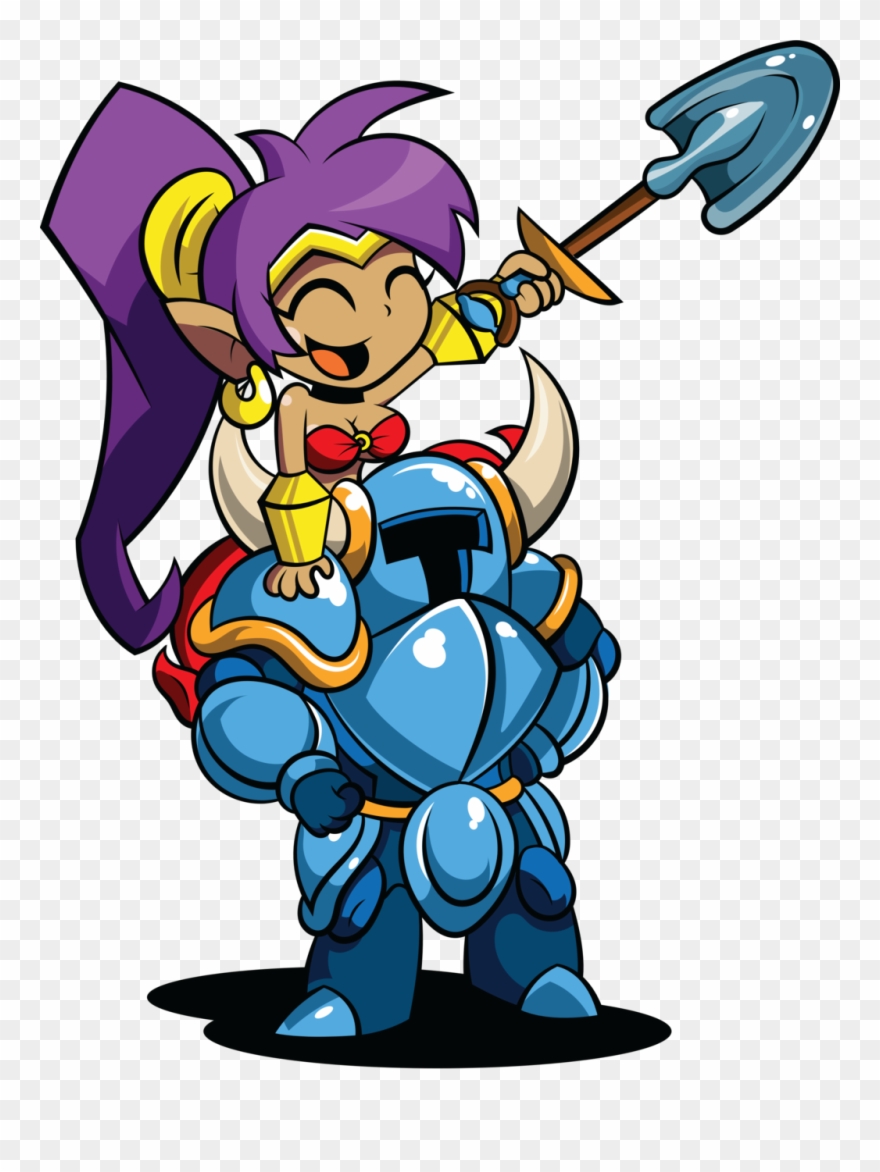 Shovel Knight And Shantae Clipart