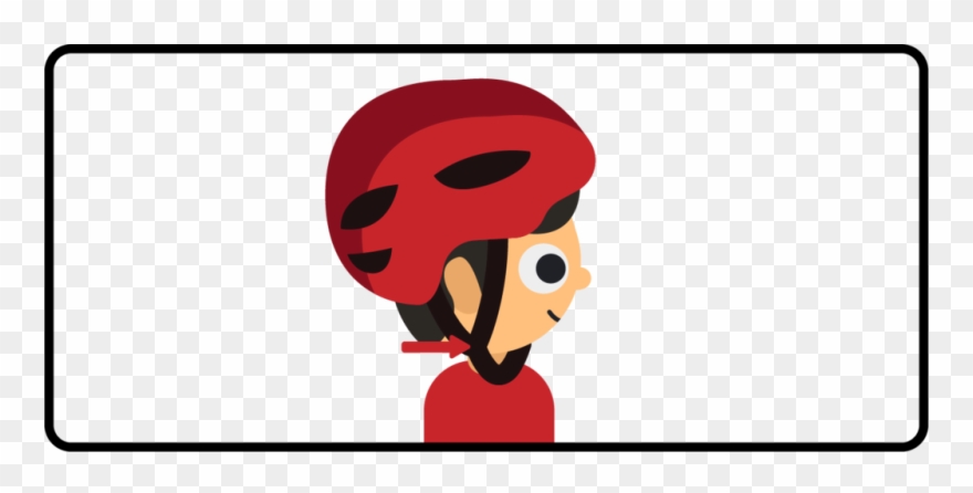 Bike Helmet Position Y - Bicycle Helmet Clipart