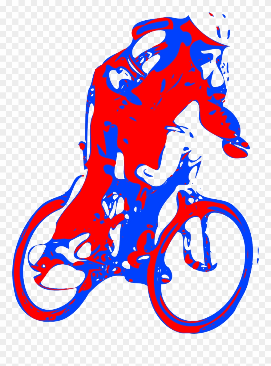 Bicyclist Bicycle Bike Clipart