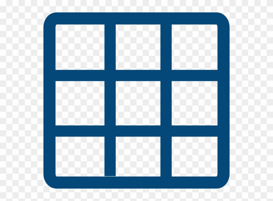 Grid Cliparts - Grid Icon - Png Download