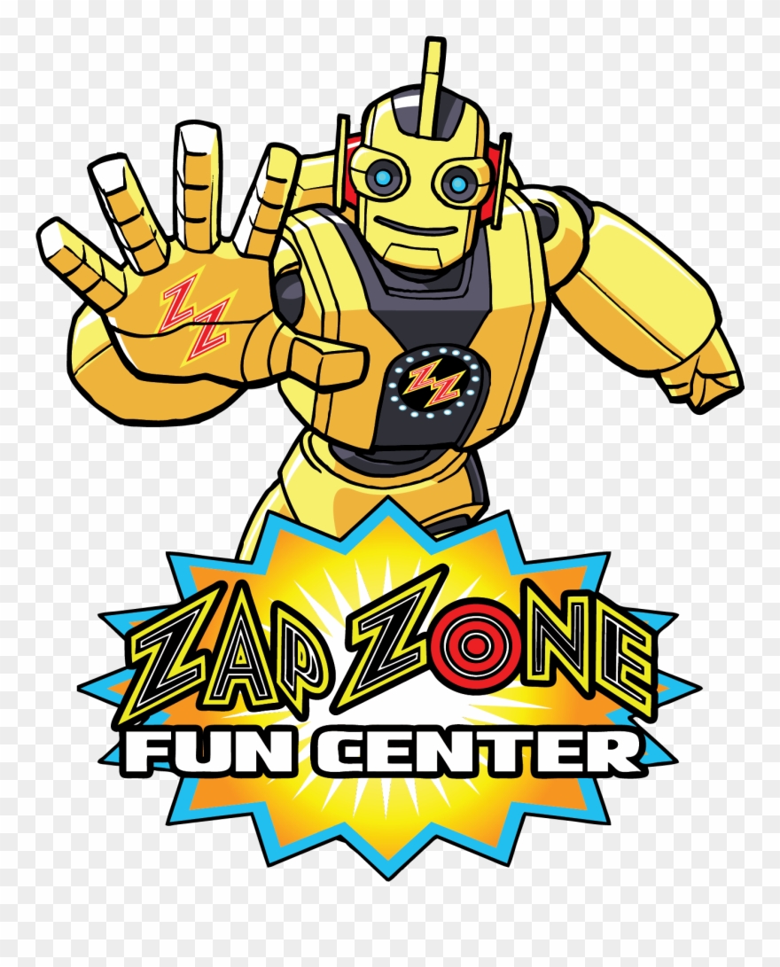 Teen Finale Party - Zap Zone Logo Clipart