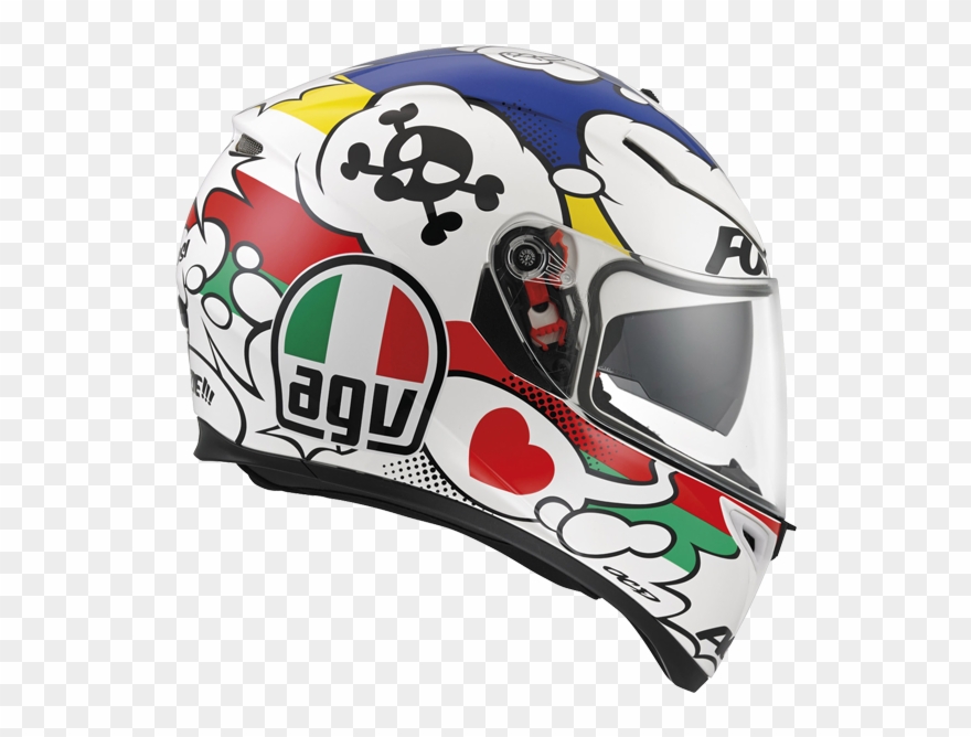 Agv Helmets - Graphics - Agv K3 Sv Comic Clipart