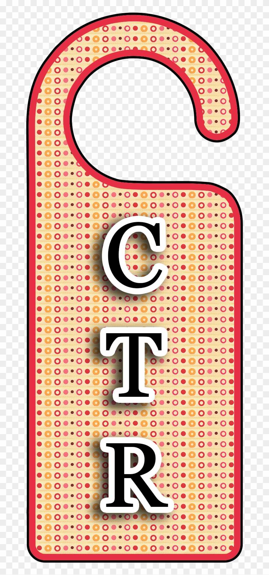 Ctr Door Knobs / Door Hangers Clipart