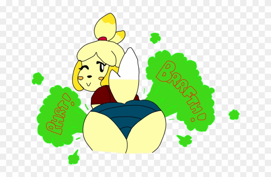 More Isabelle Farts By Awfulartistsketch By Soniclover562 - Isabelle Animal Crossing Fart Clipart