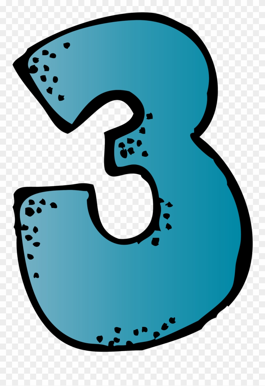 Talk About All Of The Great Books You Read Over Break - Melonheadz Number Clipart