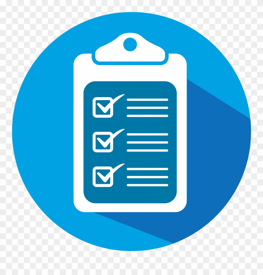 New Enquiry Checklist For Distributors - Clipboard Icon Blue - Png Download