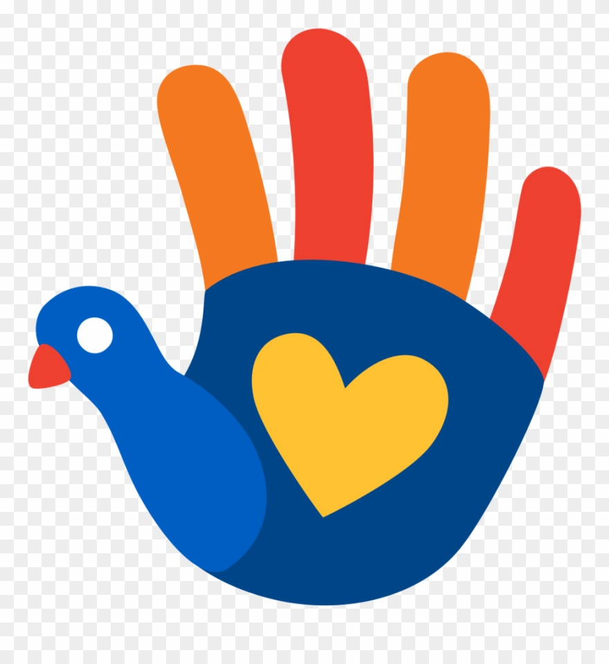 Venmo/aldi Friendsgiving Turkey Hand Emoji - Hand Turkeys Clip Art - Png Download
