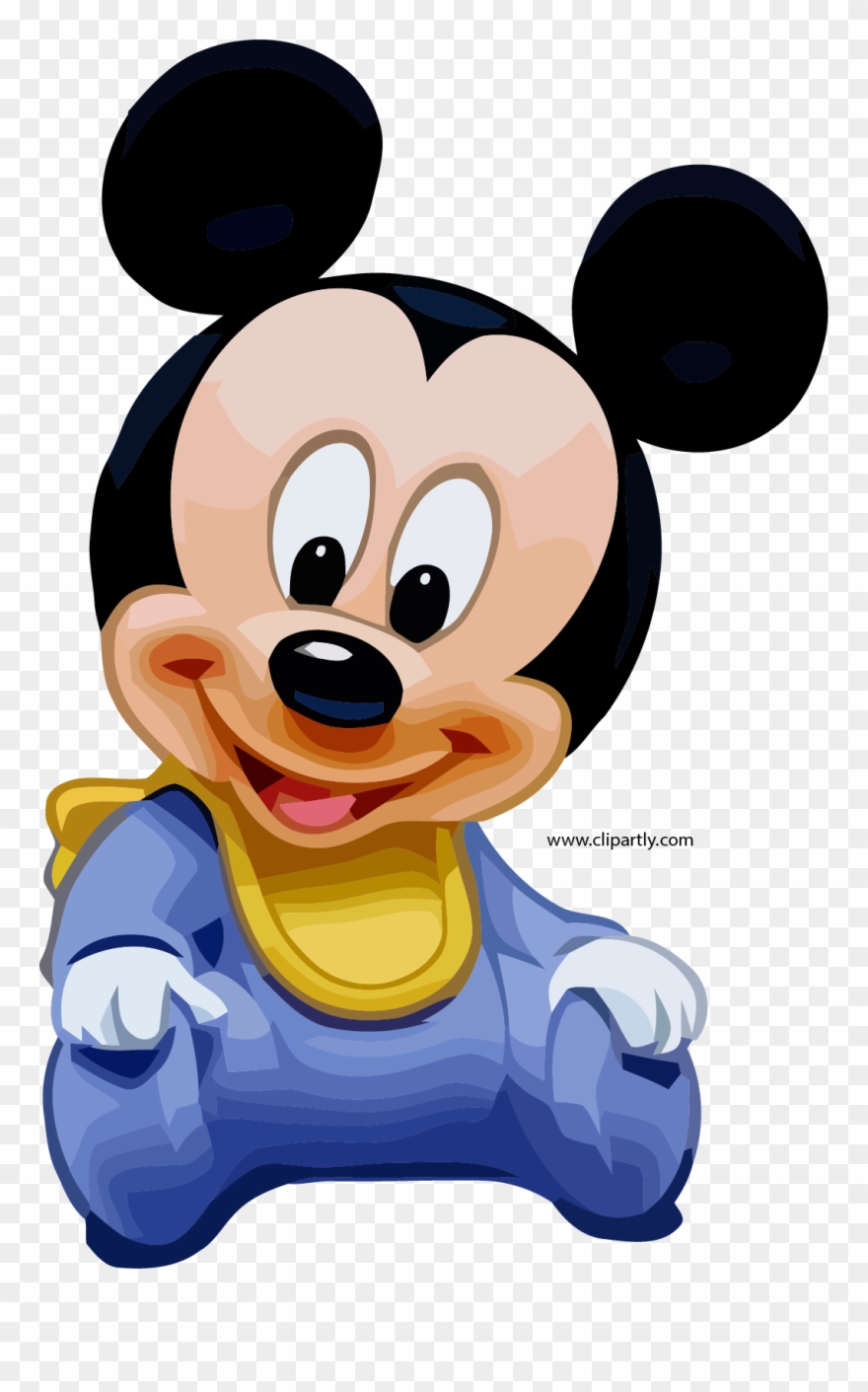 Clip Art - Dibujos De Mickey Bebe A Color - Png Download