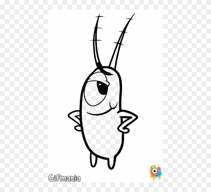 Sheldon J Plankton No Parece Tan Malo - Easy To Draw Plankton Clipart