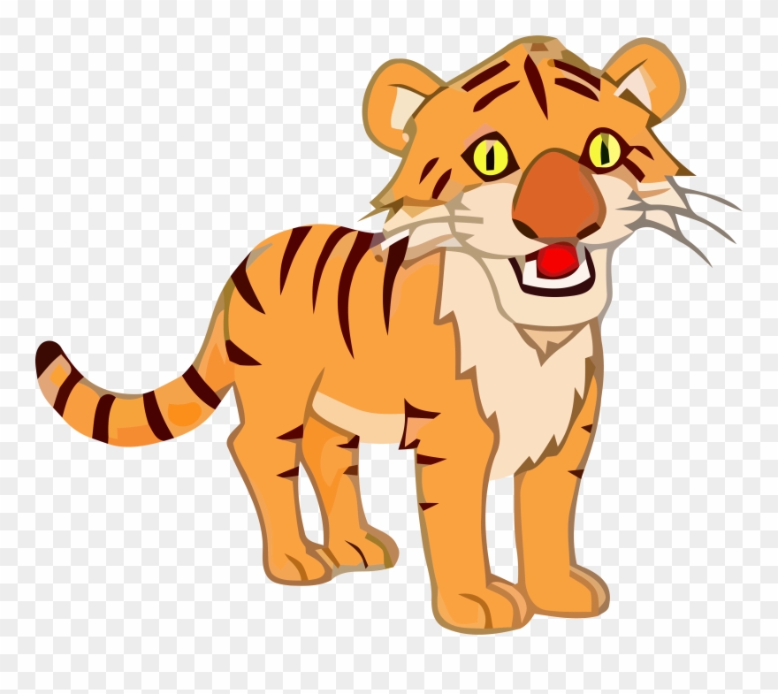 Young Tigger With Large Eyes Clipart Png Image Download - Clip Art Transparent Png