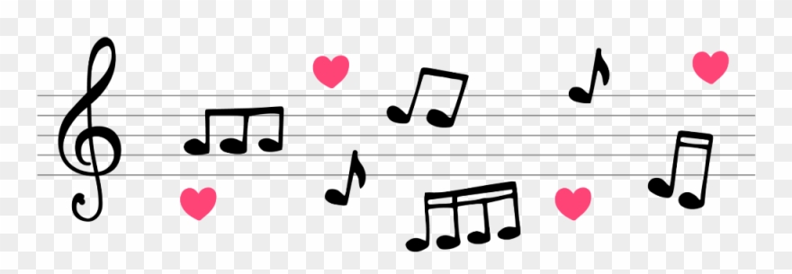 Notas Musicales De Amor Clipart
