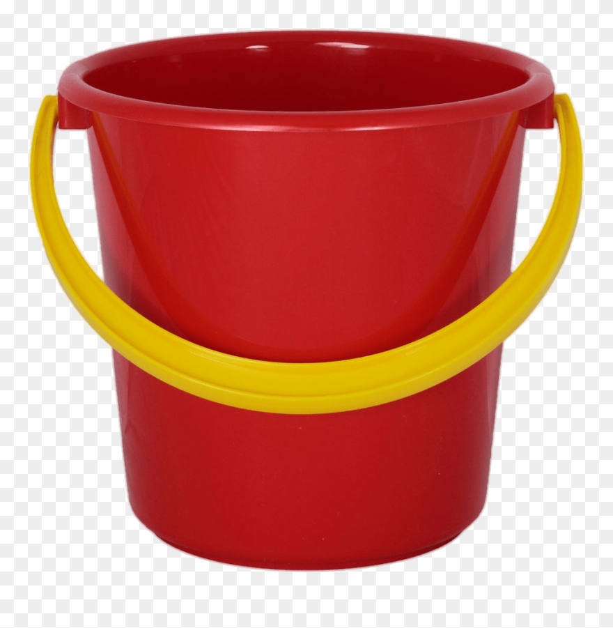 Red Bucket No Background Clipart