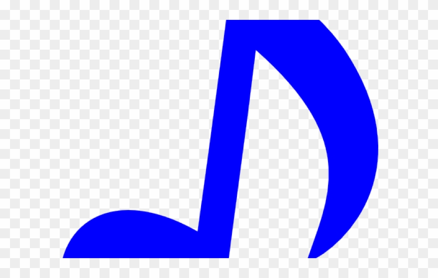 Musical Notes Clipart Blue - Png Download