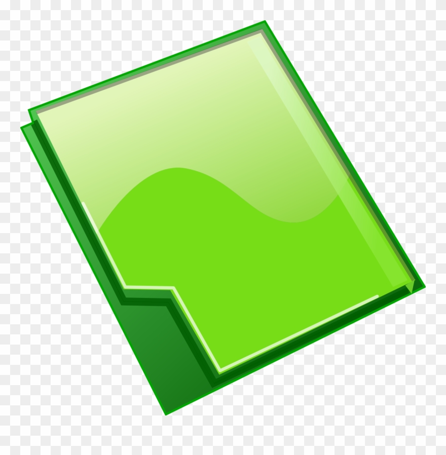 Folder Green Office - School Folder Clipart Png Transparent Png
