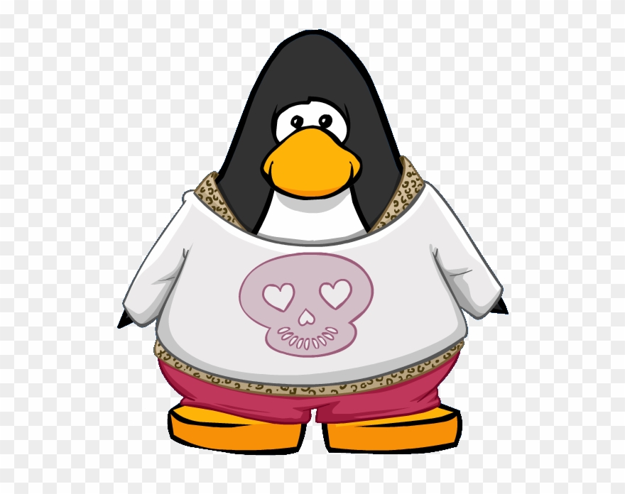 Creepy Cutie T-shirt From A Player Card - Club Penguin Trumpet Gif Clipart