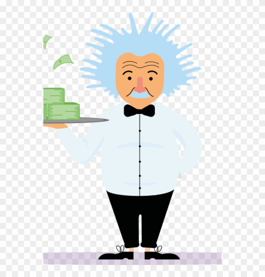 Money Doesn't Buy You Happiness - Albert Einstein Clipart