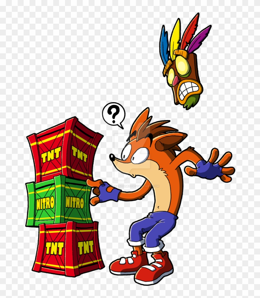 Crash Bandicoot Nitro Crate Png Freeuse Library - Crash Bandicoot Crash Crate Clipart