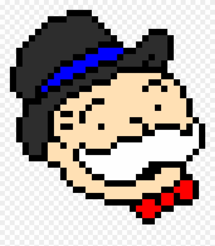 Monopoly Man - Monopoly Man Pixel Art Clipart