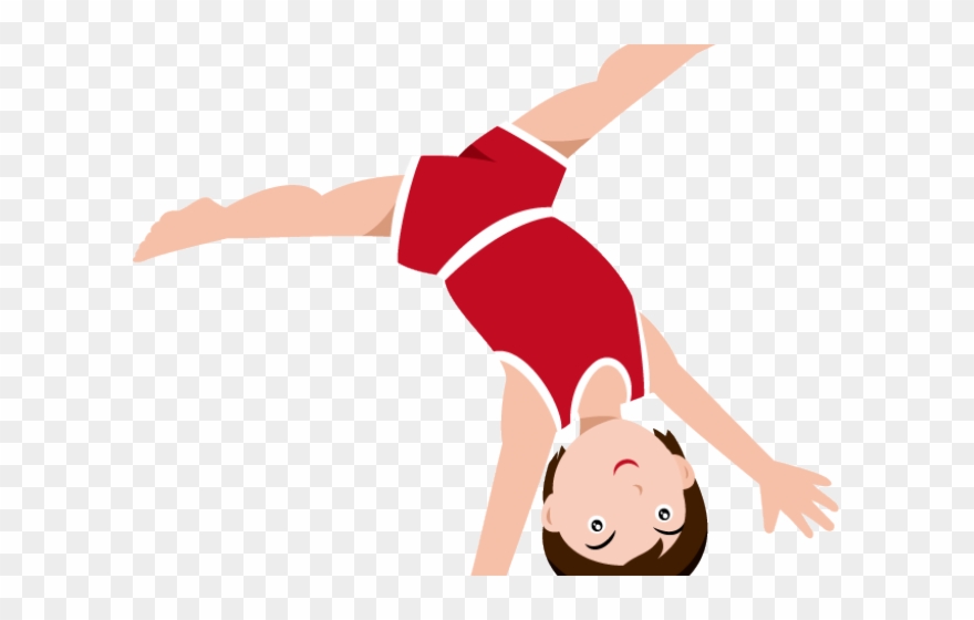 Gymnast Clipart Balance Beam Clipart - Gif Animation Gymnastics Transparent Gif - Png Download