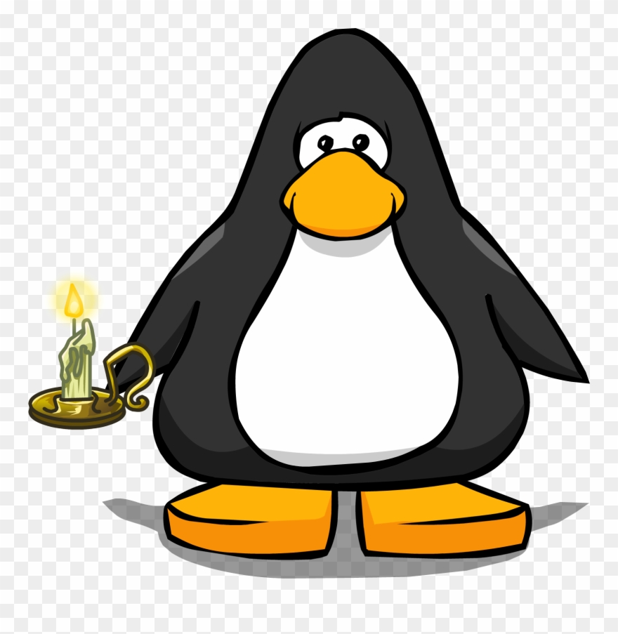 Creepy Clipart Candle - Club Penguin Trumpet - Png Download