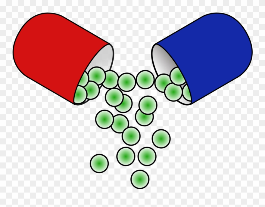 Probiotic Dietary Supplement Therapy Elbow Tendinitis - Capsule Clipart - Png Download