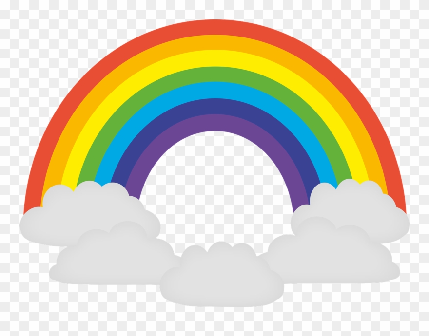 #z7v9953 Rainbow Image - Rainbow Clip Art - Png Download