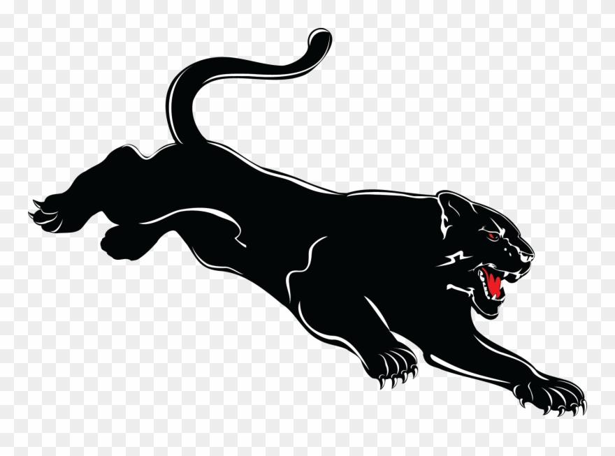 Gene Pikemiddle School - Pantera Stilizzata Clipart