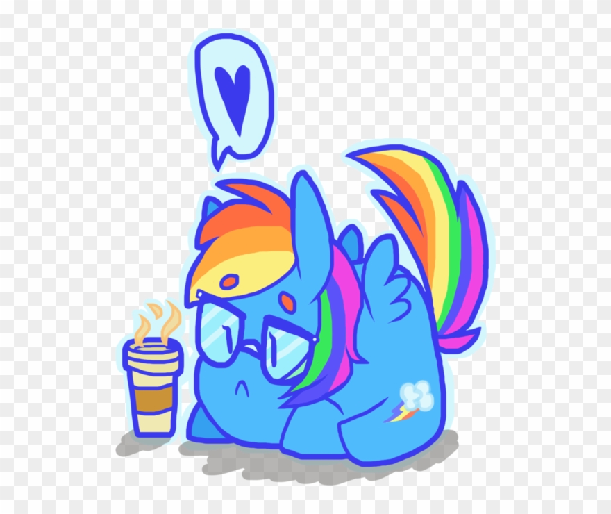 Vomitcunt, Chibi, Chubby, Coffee, Cute, Glasses, Heart, - Hipster Clipart