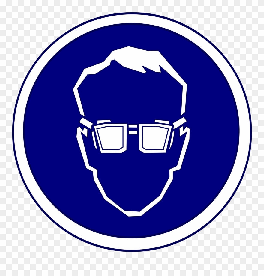 Big Image - Eye Protection Symbol Clipart