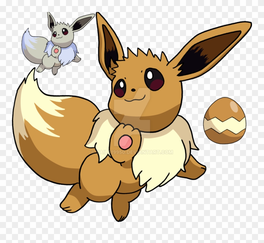 Eevee Is Evolving By Kitsuneneko Clipart - Eevee Tails - Png Download