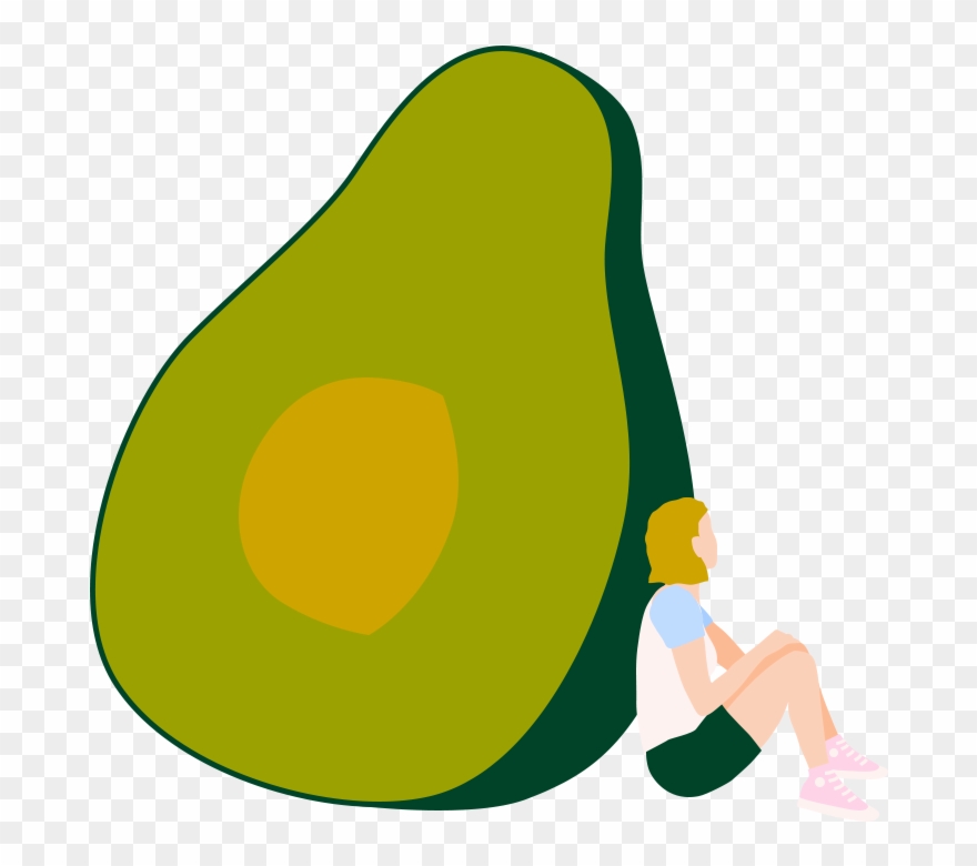 Avocado And Brianna Clipart