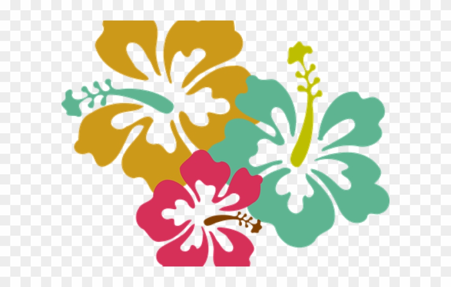 Clip Art Hibiscus Flower - Png Download