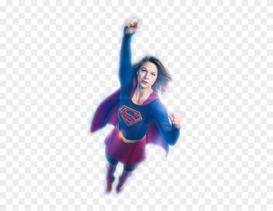 Supergirl Clipart Flying - Supergirl Flying Png Transparent Png