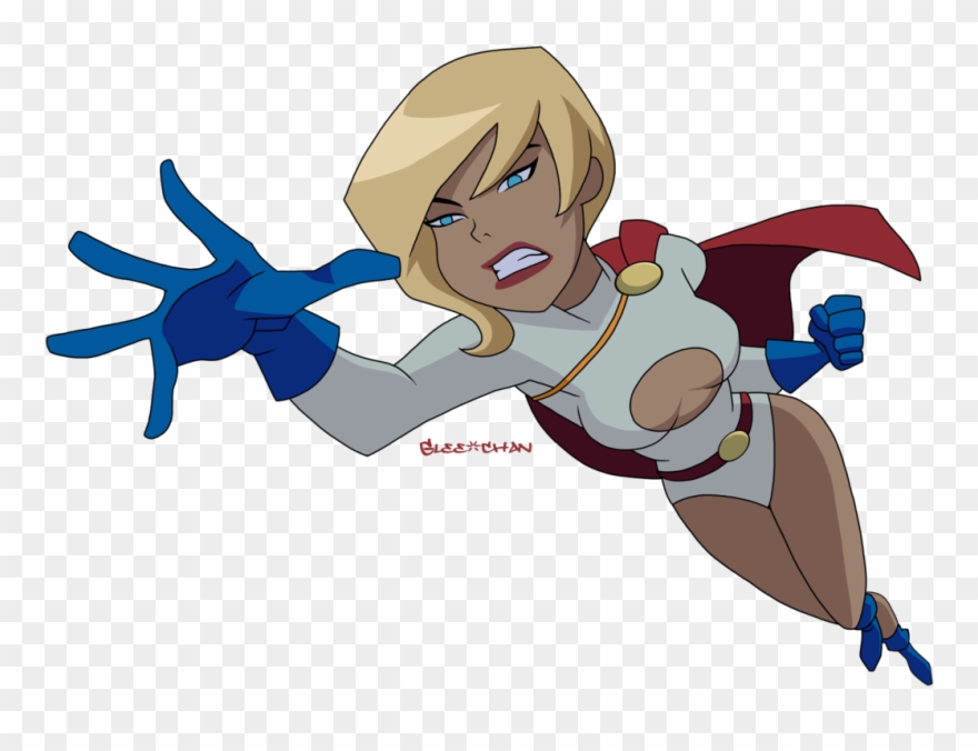 Supergirl Clipart Power Girl - Bruce Timm Power Girl - Png Download
