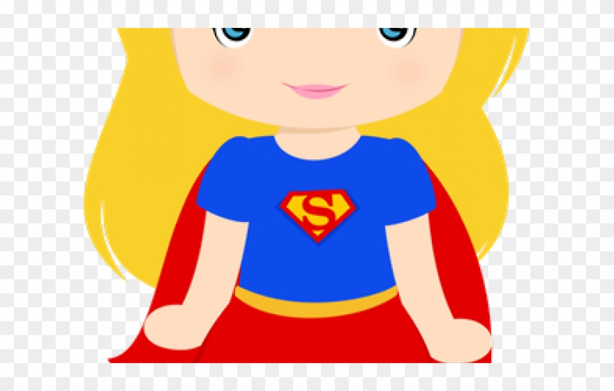 Supergirl Clipart Transparent - Super Chica Dibujo - Png Download