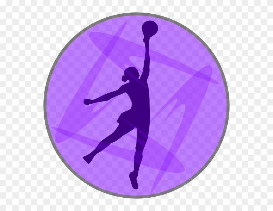 Netball Lilac Svg Clip Arts 600 X 600 Px - Png Download