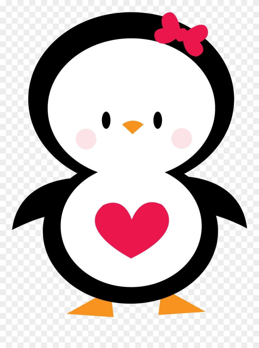 Photo By @daniellemoraesfalcao - Penguin Pink Cartoon Clipart