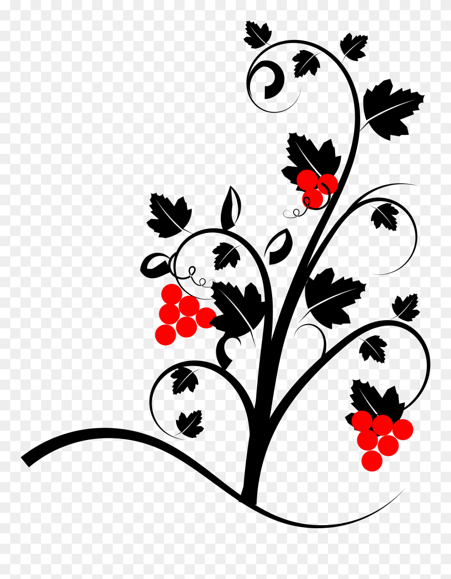 Common Grape Vine Geometry Plant - Bride And Groom In Heart Png Clipart