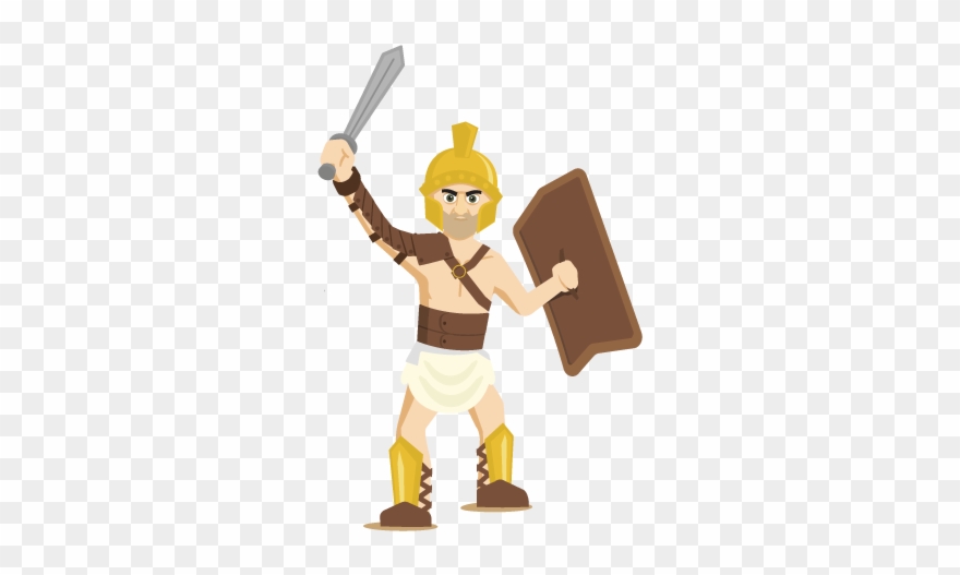 Gladiator Clipart Roman Senator - Chariot Racing - Png Download