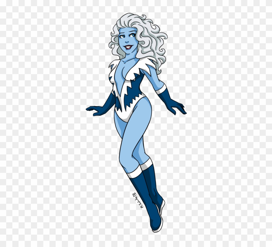 Sigrid Nansen Recibió Poderes Como Resultado De Un - Ice Maiden Dc Comics Clipart