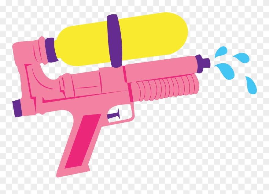 Guns Clipart Line Art - Water Gun Clipart Png Transparent Png