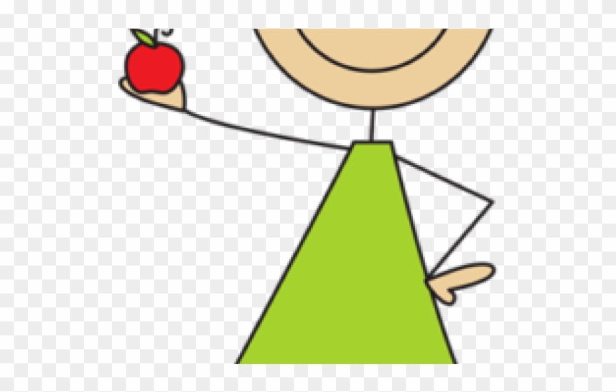 Teacher Clipart Cute - Teacher Stick Figures Cute - Png Download