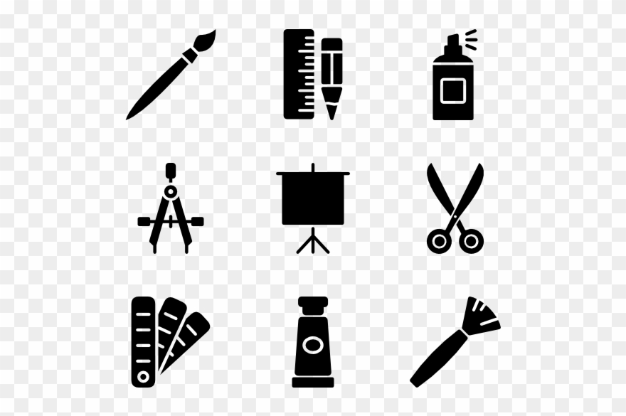 Craft Supplies - Icon Clipart