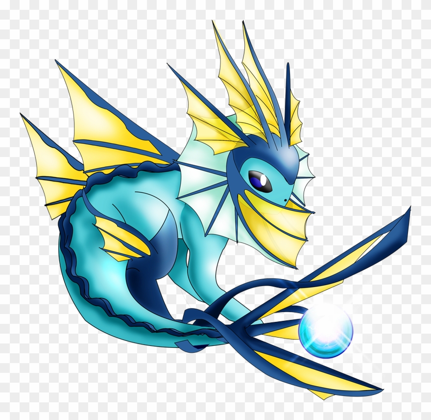 Vaporeon Sprite Png Graphic Transparent Stock - Imagenes De Mega Vaporeon Y Clipart