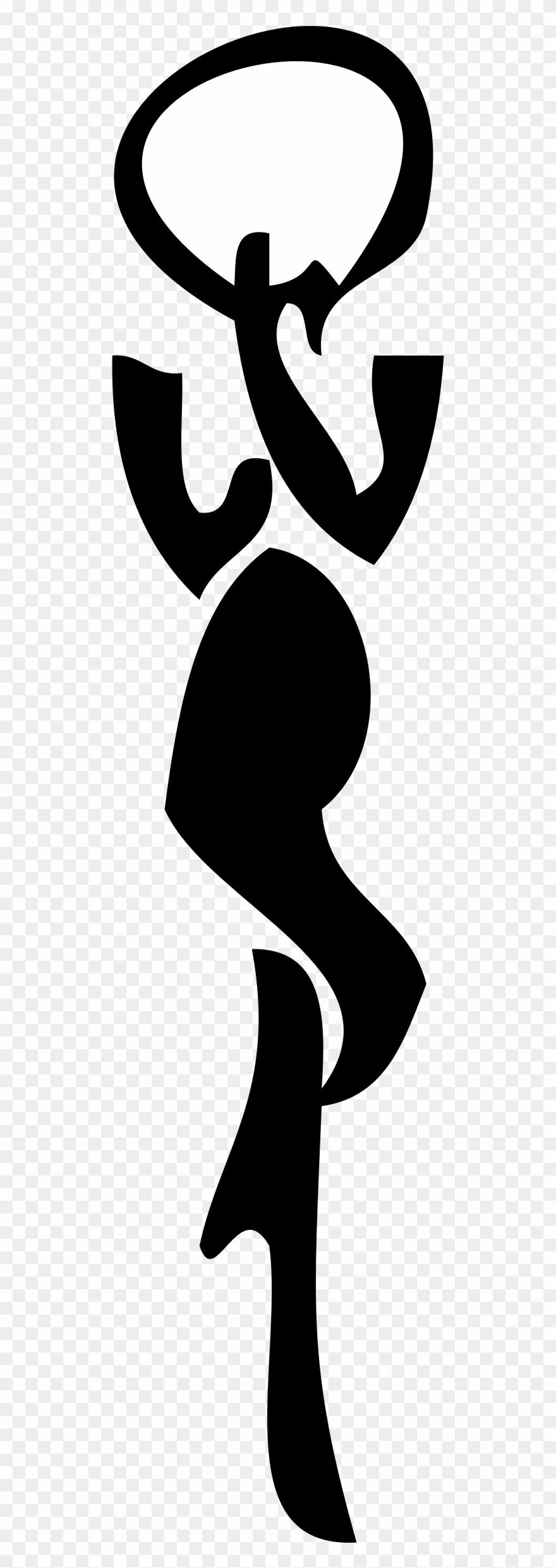 Eagle Arms - Yoga Clip Art - Png Download