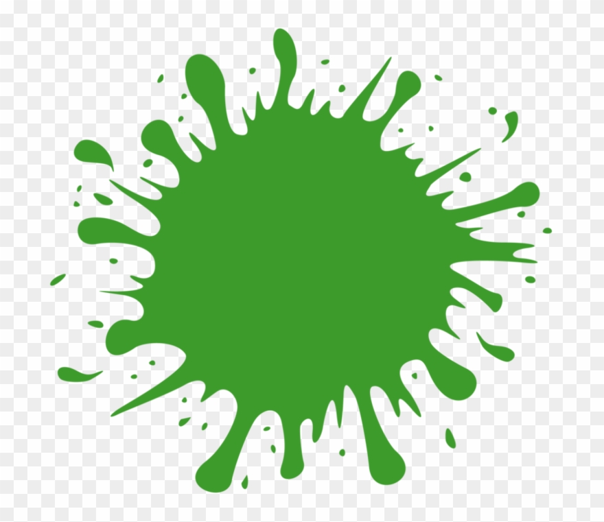 Green Colour Splash Png Clipart